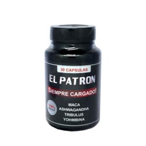 Beneficios de El Patrón Suplemento Natural • Incrementar la energía diaria. • Mejorar el rendimiento. • Mejora el rendimiento en la actividad física y la concentración mental. • Trata la disfunción eréctil. • Estimula el deseo sexual. • Activa el flujo sanguíneo y favorece la circulación sanguínea. • Aumenta la producción de testosterona. • Prevención de enfermedades genitourinarias. Componentes de El Patrón Suplemento Natural • Extracto de Maca: La maca es considerada un superalimento por sus múltiples beneficios, ayuda a potenciar la libido, la libido y la virilidad, mejora la producción de esperma, combate la impotencia y previene el agrandamiento de la próstata o la prostatitis. Además, ayuda a reducir el estrés, el cansancio y la fatiga. • Ashwaganda: Es una hierba multibeneficiosa que ayuda a mejorar la libido, combatir la eyaculación precoz, reducir el estrés, promover mejores erecciones y aumentar la testosterona de forma natural. • Saw Palmetto: Es una planta natural utilizada para restablecer el equilibrio hormonal, regular los niveles de testosterona en los hombres, combatir la impotencia, aumentar la libido y el deseo sexual y reducir la hiperplasia prostática o agrandamiento de la próstata que se presenta en los hombres adultos. Además, combate la caída del cabello y fortalece el sistema inmunológico. • L-Arginina: Mejora el flujo sanguíneo ya que actúa como vasodilatador natural, reduce la disfunción eréctil, mejora el rendimiento sexual y la fertilidad al aumentar la cantidad de espermatozoides producidos por los hombres y regula la testosterona en el cuerpo. • Extracto de Zarzaparrilla: Es una raíz que ayuda a aumentar naturalmente los niveles de testosterona en el cuerpo, es afrodisíaco y puede aumentar la libido. También se utiliza para tratar problemas renales como insuficiencia renal, infecciones y goteo. Modo de Consumo y Contraindicaciones de El Patrón Suplemento Natural • Tomar 1 cápsula al día después del almuerzo y el día de la relación sexual, 1 cápsula 30 minutos antes de la actividad. • El Patrón es un suplemento fabricado por Peak Nutritional Products Laboratories en Tampa, EE.UU. • Cuenta con registro FDA (Food and Drug Administration) y registro gratuito de venta y consumo para importación y distribución en Colombia. • No tiene contraindicaciones ni efectos secundarios. • Compatible con bebidas alcohólicas. • El uso prolongado de los suplementos naturales de El Patrón no genera adicción en los pacientes. • 99% de efectividad, resultados visibles desde la primera semana de uso.